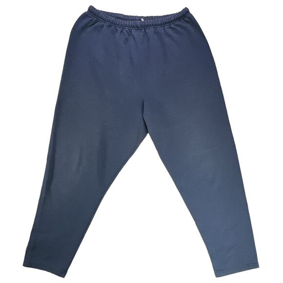 Jerzees Sweat Pants Joggers Blue 50% Cotton 50% Polyester - Picture 2 of 11
